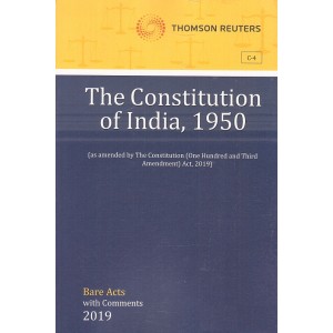 Thomson Reuters The Constitution of India, 1950 [Bare Acts with Comment]